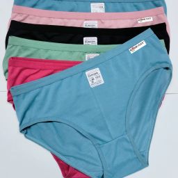 Pack of 3 Women Hipster Light Blue, Black, Light Green Panty-image-60