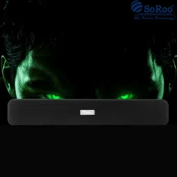 SoRoo SR-588 Portable Dual Dynamic Powerfull Speaker,Dolby Atoms Sound 7Hours Non Stop 20 W Bluetooth Soundbar image 3