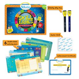 Skillmatics Educational Game - Skill Games Reusable Activity Mats with 2 Marker Pens Gifts for Ages 6 and Up image 2