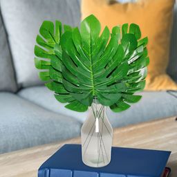 ARTSY Green 10 Pieces Monstera Deliciosa Artificial Flower-7