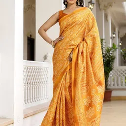 KALINI Bandhani Printed Saree-picture-26