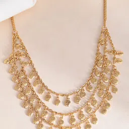 RICHEERA Gold-Plated Antique Necklace-76