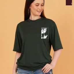 Kasendra Women Pack of 2 Graphic Printed Round Neck Relaxed Fit T-shirts-picture-35