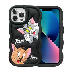 CASE CREATION Tom And Jerry Cartoon Printed iPhone 13 Mini Silicone Back Case-13