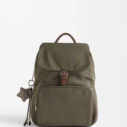 PARFOIS Women Solid Backpack with Daisy Chains-27