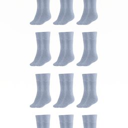 MUKHAKSH Grey Cotton Socks-image-88