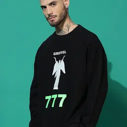 GRIFFEL Men Printed Sweatshirt image 3