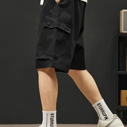 StyleCast Men Regular Fit Mid-Rise Cargo Shorts-image-68