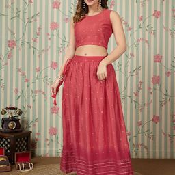 Ode by House of Pataudi Ready to Wear Lehenga &-picture-12