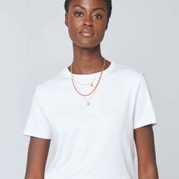 KIABI Women Solid Round Neck Cotton T-shirt-picture-8