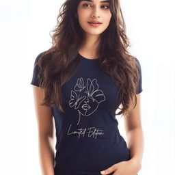 Storeily Women Graphic Printed Raw Edge T-shirt-image-88