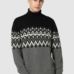 GAP Fairisle Patterned-Knit Turtleneck Pullover-image-5