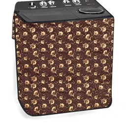 The Furnishing Tree PVC Waterproof Semi Automatic Washing Machine Cover Compatible for Panasonic 7-image-84