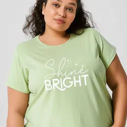Toodle Plus Plus Size Women Printed T-shirt-image-45