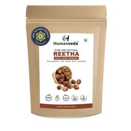 HUMANVEDA Natural Reetha Powder For Hair Growth - 100g-39