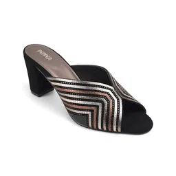 PEPPER Embellished Party Block Heels Sandals-picture-4