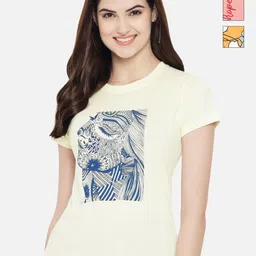 Dreambe Women Pack of 3 Tom & Jerry Graphic Printed Round Neck Cotton T-shirts-picture-10