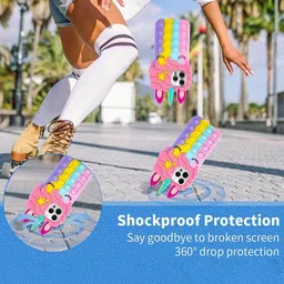 CASE CREATION Women Push Pop Unicorn Real 3D iPhone 8 Bumper Case image 2
