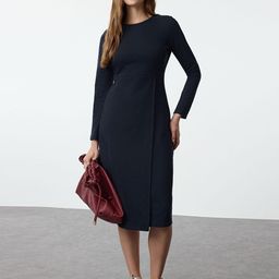 Trendyol Fit & Flare Midi Dress-image-97