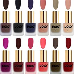 VOLO Set of 12 Velvet Matte Nail Polish - 8 ml Each-image-63