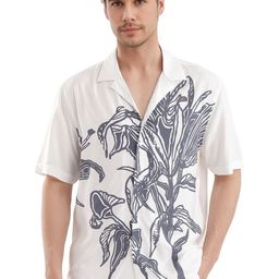 RARE RABBIT Men Comfort Slim Fit Floral Opaque Casual Shirt-image-66