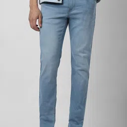 VAN HEUSEN DENIM LABS Men Regular Fit Light Wash Mid-Rise Light Fade Jeans-image-81
