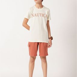 Nautica Boys Printed T-Shirt & Shorts-picture-40