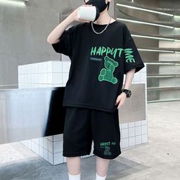 StyleCast x Revolte Boys Printed Pure Cotton T-shirt With Shorts-image-33