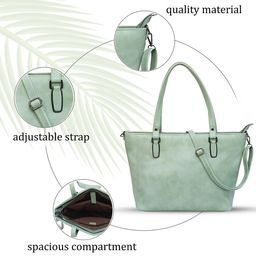 Mast & Harbour Oversized Structured Tote Bag image 5