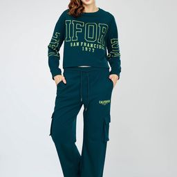 Zeyo Women Printed Round Neck Night Suit-picture-32