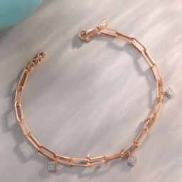 Mia by Tanishq Gold and Diamond Chic Glimmer Bracelet-picture-2