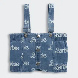 Tiny Girl Typography Print Cotton Tube Crop Top-image-90