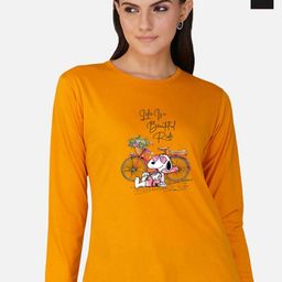 Metronaut Women 2 Printed Bio Finish Applique T-shirt-image-76