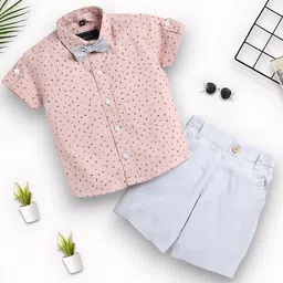 ULTRINA Unisex Kids Printed Shirt With Shorts-21