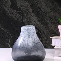 Myntra Elegant Homes White & Grey Printed Glass FlowerVases-image-97