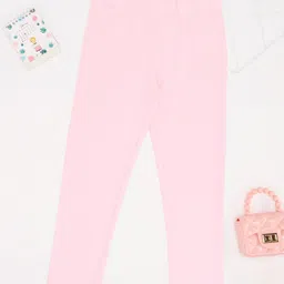 Pantaloons Junior Girls Slim-Fit Mid-Rise Track Pants-58