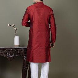 DEVOILER Men Regular Kurta with Pyjamas-image-35