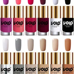 VOLO Set Of 12 Extra Shine Nail Polish-9.9ml Each-Combo-No-83 image 1
