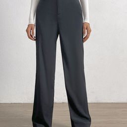 BAESD Women Relaxed Straight Leg High-Rise Trousers-picture-39