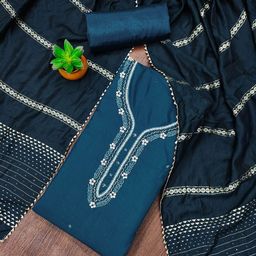 MANVAA Embroidered Unstitched Dress Material-picture-22