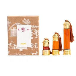 Boond Fragrances Set Of 3 Sandali Attar-3ml, 6ml, 12ml-46