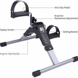 ys traders Folding Peddler with Electronic Display Exercise Bike Mini Pedal Exerciser Cycle image 5