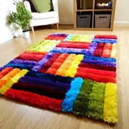 Multicolor Polyester Carpet-9