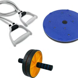 livox Tummy Twister Abdominal ABS Exercise, Ab Wheel Roller And Toning Resistance Tube Ab Exerciser-picture-13