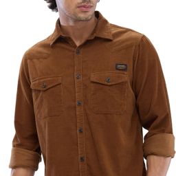 Men Slim Fit Solid Casual Shirt-image-13