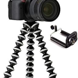 AELIANA Fully Flexible Octopus 10+3 Inch Gorilla Tripod for Mobile Phone DSLR Camera Tripod, Monopod Kit-image-35