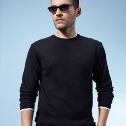 glitchez Contrast Tipping Pullover-picture-43