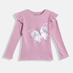makemyfab Graphic Printed Ruffles Top-picture-14