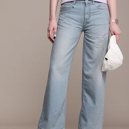 The Roadster Life Co. Women 90s Baggy Fit Low-Rise Light Fade Stretchable Jeans-image-82