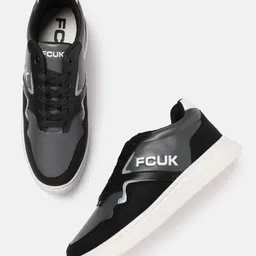 FCUK Men Brand-Logo Printed Everyday Sneakers-image-75